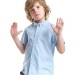 Рубашка для мальчиков Mini Maxi, модель 6638, цвет голубой