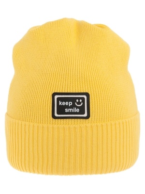 Шапка для мальчика Баста, Миалт светло-горчичный, весна-осень