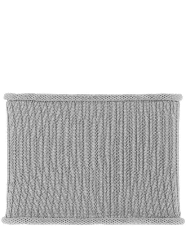 Шарф-труба Зодиак, Mialt светло-серый/меланж, весна-осень - Шарф-снуд