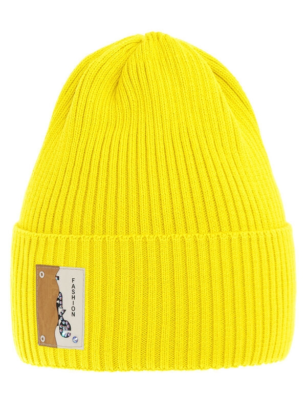 Шапка для девочки Магия, Миалт желтый, весна-осень - Для девочек весна-осень