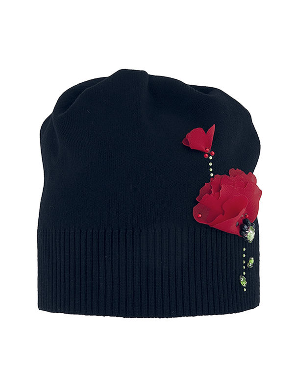 Шапка для девочки Маковка, Миалт т.синий - Для девочек весна-осень