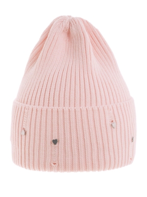 Шапка для девочки Вальтера, Миалт бледно-розовый, весна-осень