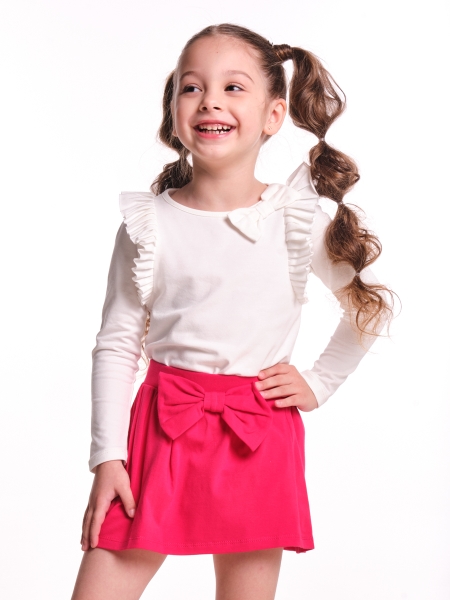 Комплект одежды для девочек Mini Maxi, модель 1526/1527, цвет белый - Комплекты трикотажные