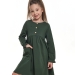 Платье для девочек Mini Maxi, модель 7438, цвет хаки/зеленый