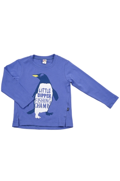 Лонгслив для мальчиков Mini Maxi, модель 2214, цвет синий - Лонгсливы / футболки - дл. рукав