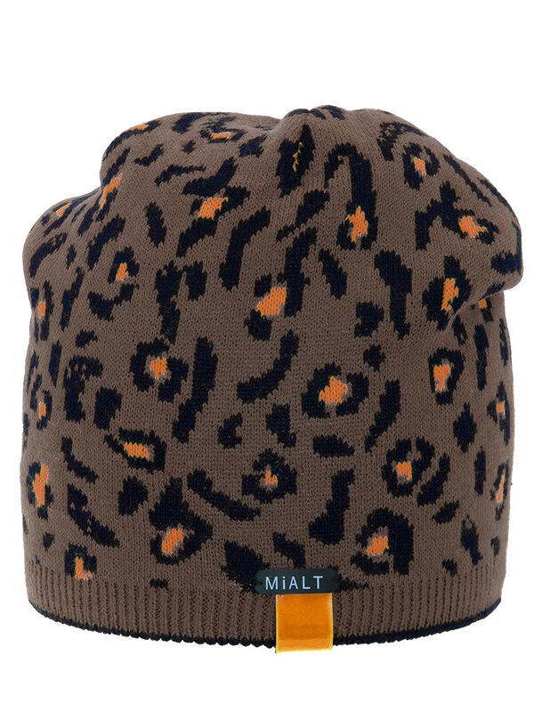 Шапка для девочки Палитра, Миалт коричневый/черный, весна-осень - Для девочек весна-осень