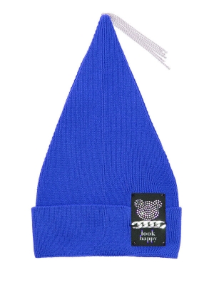 Шапка для девочки Стильняшка, Миалт ярко-синий, весна-осень