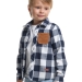 Рубашка для мальчиков Mini Maxi, модель 8014, цвет клетка