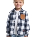 Рубашка для мальчиков Mini Maxi, модель 8014, цвет клетка
