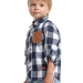 Рубашка для мальчиков Mini Maxi, модель 8014, цвет клетка