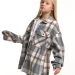 Рубашка для девочек Mini Maxi, модель 8024, цвет клетка