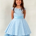 Платье для девочки праздничное БУШОН ST36, цвет голубой