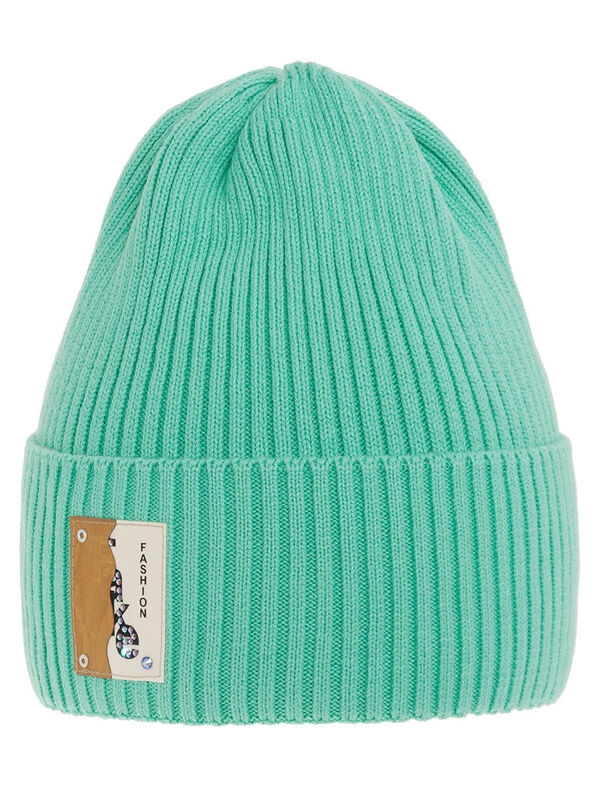 Шапка для девочки Магия, Миалт ярко-мятный, весна-осень - Для девочек весна-осень