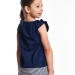 Футболка для девочек Mini Maxi, модель 1537, цвет синий