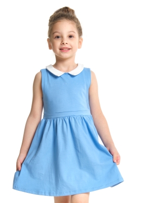Платье для девочек Mini Maxi, модель 1500, цвет голубой