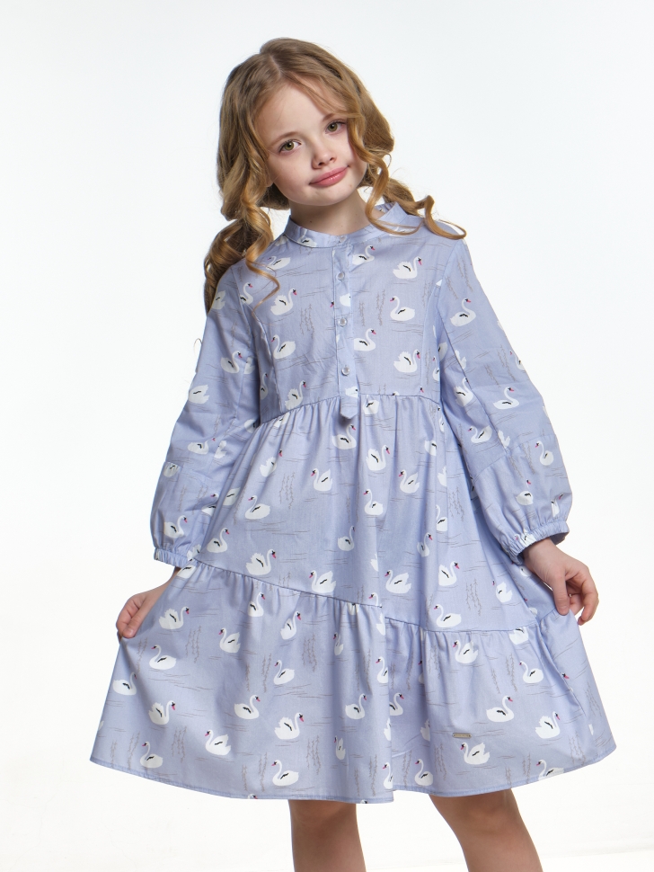 Платье для девочек Mini Maxi, модель 7210, цвет мультиколор - Платья для девочек с длинным рукавом