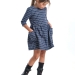 Платье для девочек Mini Maxi, модель 6832, цвет синий/клетка