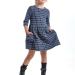 Платье для девочек Mini Maxi, модель 6832, цвет синий/клетка
