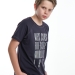 Футболка для мальчиков Mini Maxi, модель 1801, цвет антрацит