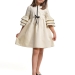 Платье для девочек Mini Maxi, модель 8059, цвет бежевый