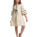 Платье для девочек Mini Maxi, модель 8059, цвет бежевый
