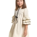 Платье для девочек Mini Maxi, модель 8059, цвет бежевый