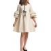 Платье для девочек Mini Maxi, модель 8059, цвет бежевый