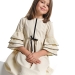 Платье для девочек Mini Maxi, модель 8059, цвет бежевый