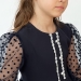 Платье для девочки нарядное БУШОН ST52, цвет темно-синий