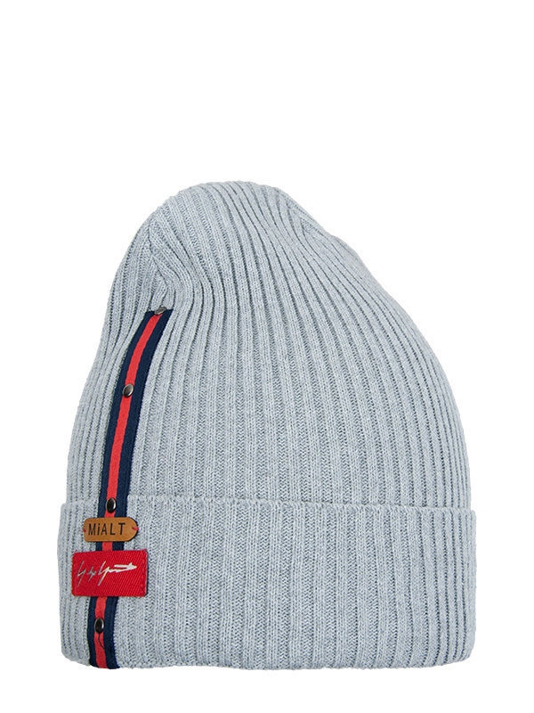 Шапка для мальчика Зацепер, Миалт светло-серый/меланж - Шапки весна-осень