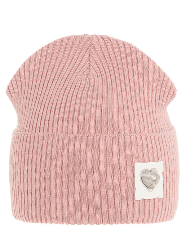 Шапка для девочки Матрица, Миалт пудровый, весна-осень - Для девочек весна-осень