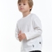 Лонгслив для мальчиков Mini Maxi, модель 6007, цвет белый