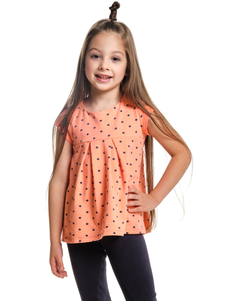 Футболка для девочек Mini Maxi, модель 1624, цвет кремовый - Футболки для девочек