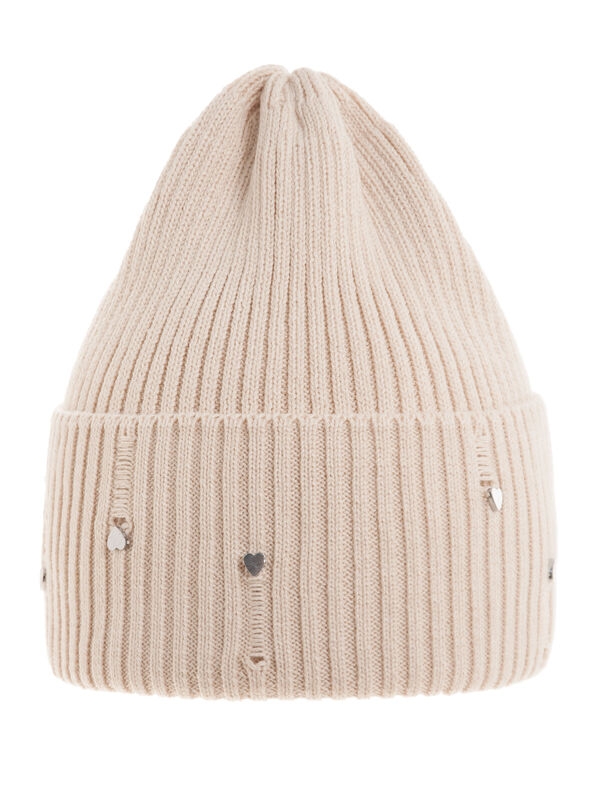 Шапка для девочки Вальтера, Миалт светло-бежевый, весна-осень - Для девочек весна-осень