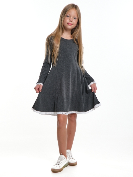 Платье для девочек Mini Maxi, модель 2846, цвет графит - Платья / сарафаны для школы