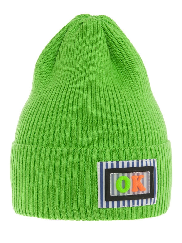 Шапка Вызов, Миалт салатовый, весна-осень - Для девочек весна-осень