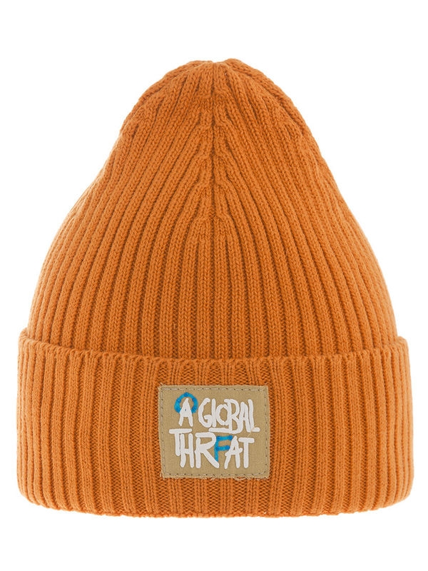 Шапка Склон, Миалт морковный - Для девочек весна-осень