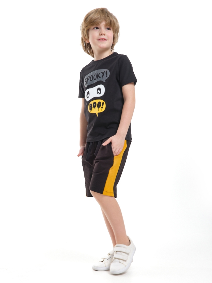 Футболка для мальчиков Mini Maxi, модель 6992, цвет черный - Футболки для мальчиков