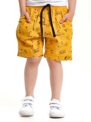 Шорты для мальчиков Mini Maxi, модель 7952, цвет горчичный