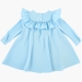Платье для девочек Mini Maxi, модель 6951, цвет голубой