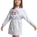Платье для девочек Mini Maxi, модель 8058, цвет серый/меланж