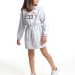 Платье для девочек Mini Maxi, модель 8058, цвет серый/меланж