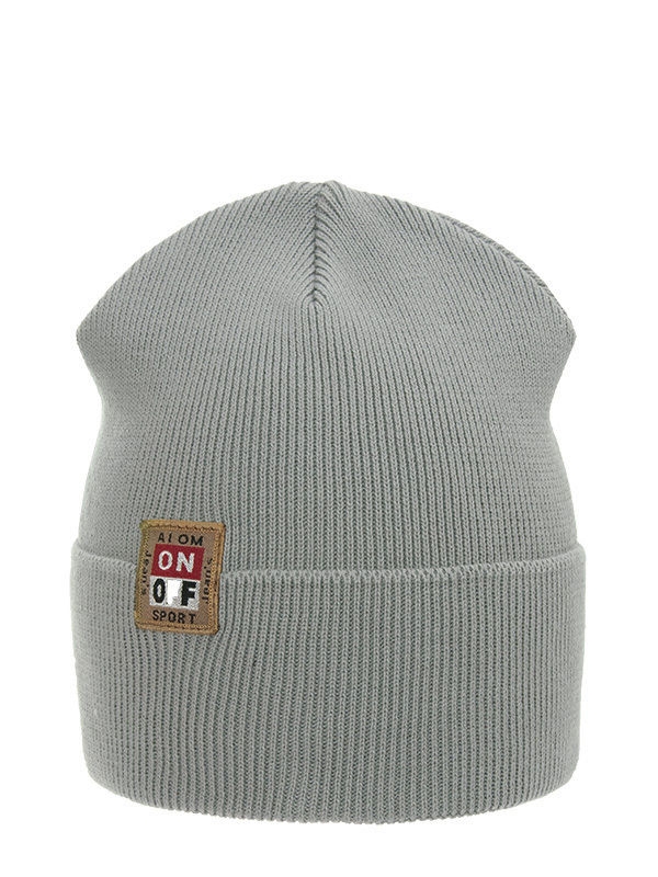 Шапка для мальчика Реле, Миалт серый, весна-осень - Шапки весна-осень