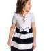 Платье для девочек Mini Maxi, модель 1412, цвет белый/синий