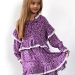 Платье для девочки нарядное БУШОН ST60, цвет фиолетовый