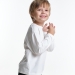 Лонгслив для мальчиков Mini Maxi, модель 6007, цвет белый