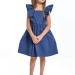 Платье для девочек Mini Maxi, модель 7825, цвет серый/синий
