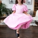 Платье для девочки БУШОН ST34, праздничное цвет розовый