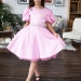 Платье для девочки БУШОН ST34, праздничное цвет розовый