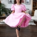 Платье для девочки БУШОН ST34, праздничное цвет розовый